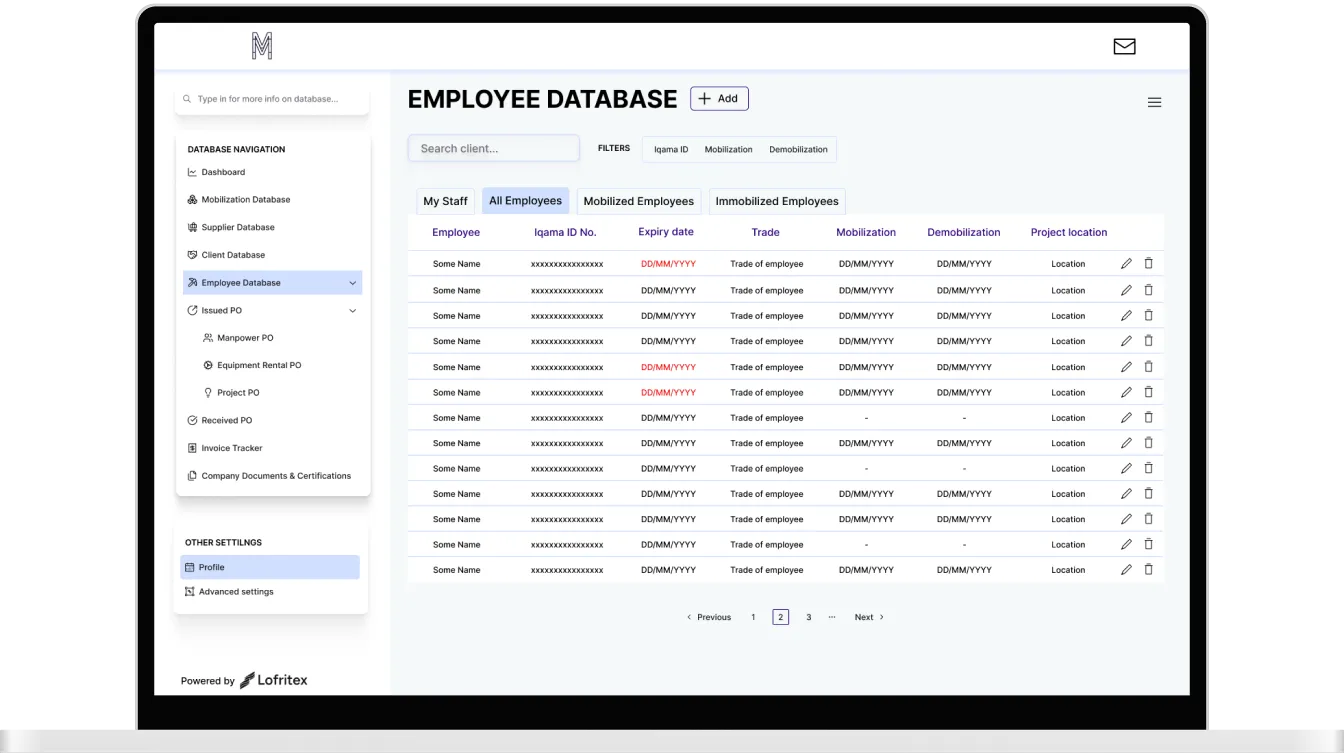 Design with real data
